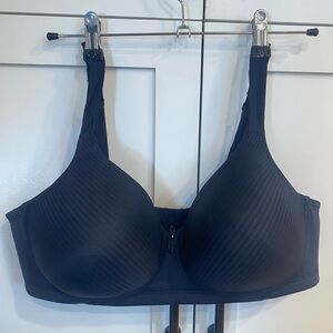 Vanity Fair Black Bra 40C Soft Cup Wireless Lined